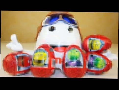 Сюрпризы Видео для детей Игрушки из мультик Чаггингтон Киндер Сюрпризы Chuggington surprise eggs 