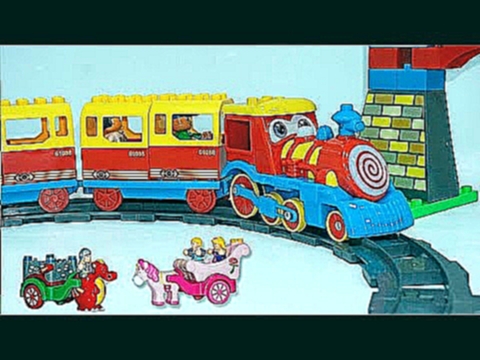 Мультики про паровозики - Парк развлечений. Видео с игрушками для самых маленьких про поезда. 