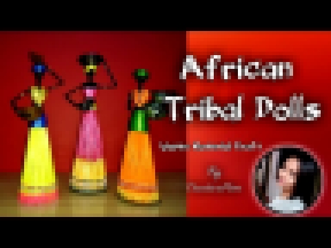 African Tribal Dolls || Newspaper Craft || CreativeHem 