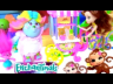 #Тролли Trolls Мультики Enchantimals Кукла Monkey Merit Видео для Детей #Игрушки для Девочек 
