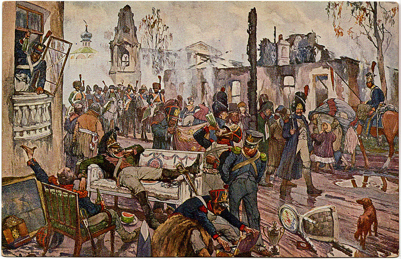 Шумел, горел пожар московский 1812