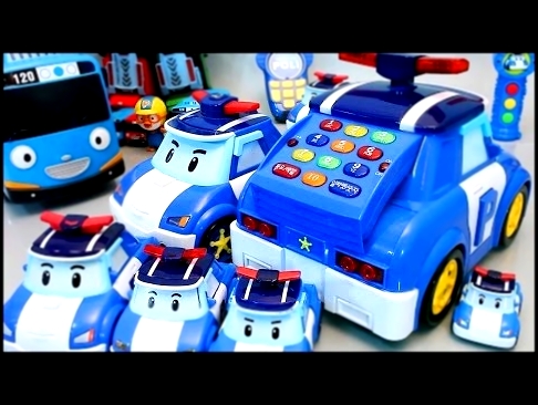 Robocar Poli Police Cars Tayo The Little Bus English Learn Numbers Colors Toy Surprise 