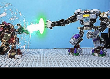LEGO NEXO KNIGHT BATTLE ROBOT IRON MAN | STOP MOTION CARTOON FOR CHILDREN 