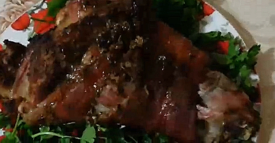 Свинина в духовке Свиная рулька ножка запеченная в рукаве блюда из свинины блюда свинина рецепт 