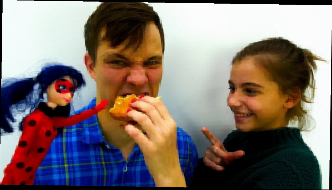 Супер #Челлендж: Обычная еда против МАРМЕЛАДНОЙ! Видео для девочек с #ЛучшаяподружкаВика и Федором 