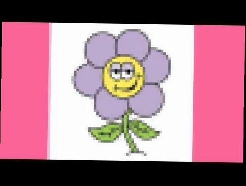 How to draw a Flower - Cute Cartoon Сamomile Emoji Drawing 