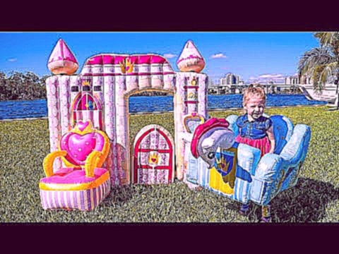 Детский влог - Рум Тур Распаковка Игрушки Замок Принцессы 