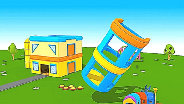 Развивающий мультфильм для детей. Малыш Грузовичок Лева: строим новый дом! 
