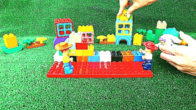✿ Лего мультик для детей. История игрушек. Цветная пирамидка  LEGO DUPLO. Учим цвета. 