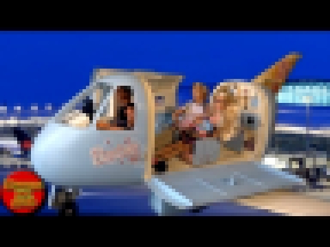 Самолет Барби Серия 2, Бандит на борту самольота Барби, Куклы Барби мультики 