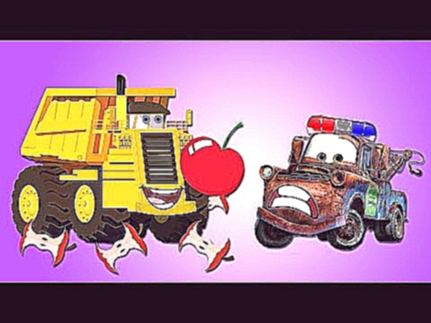 Disney Cars Police Mater Arrests Colossus XXL for Stealing Apple | Cars Cartoon for Kids 