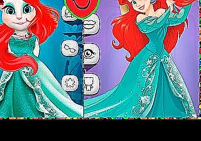 МОЙ ГОВОРЯЩИЙ ТОМ И ГОВОРЯЩАЯ АНДЖЕЛА Mermaid disney princess Русалочка TALKING ANGELA игровой мульт 