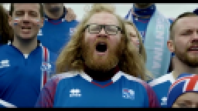 Видеоклип Болельщики из Исландии поют по-русски Калинка-Малинка 