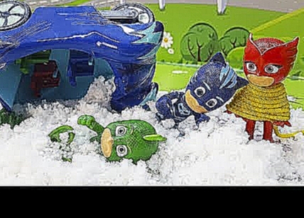 Герои в масках мультик с игрушками на русском языке - Снежные тучи! 