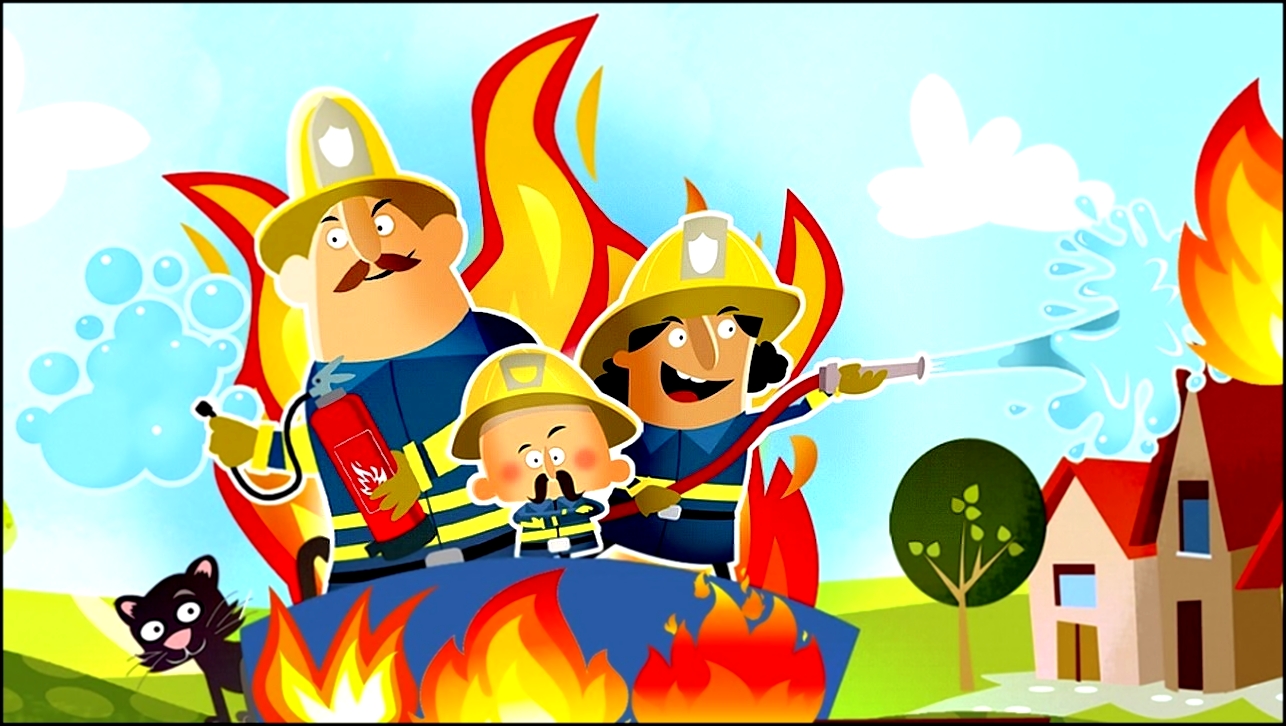 Маленькие Пожарные и их станция. Пожарная Машина. Мультик про Пожарных для мальчиков. Firefighters 