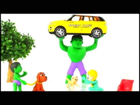 HULK SAVES THE BABY KITTEN ❤ Hulk & Frozen Elsa Play Doh Cartoons For Kids 