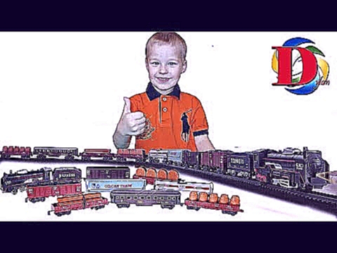 Железная дорога Мультик про Машинки Виды железнодорожного транспорта Поезд Паровозик Обзор игрушки 
