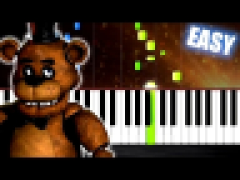Five Nights at Freddy&#39;s Song - EASY Piano Tutorial by PlutaX - Synthesia 