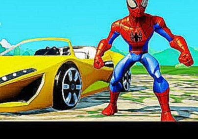 Мультик игра для детей Человек Паук и гонки Тачки Машинки Дисней #МУЛЬТИКИ новинки 2017 Spider Man 