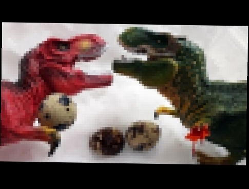 Динозавры. Битва за ЯЙЦО ДИНОЗАВРА! Тираннозавры vs Гигантозавра мультфильм на русском Игрушки ТВ 