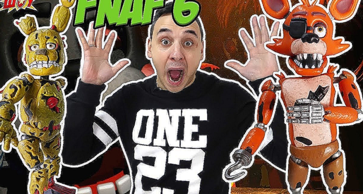 Видеоклип Папа Роб играет в Five Nights at Freddy's 6! Обзор Freddy Fazbear's Pizzeria Simulator 