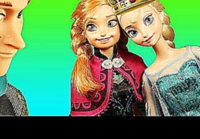 Принцессы Диснея Мультик с Куклами Принцесса Анна Влюбилась Холодное Сердце 