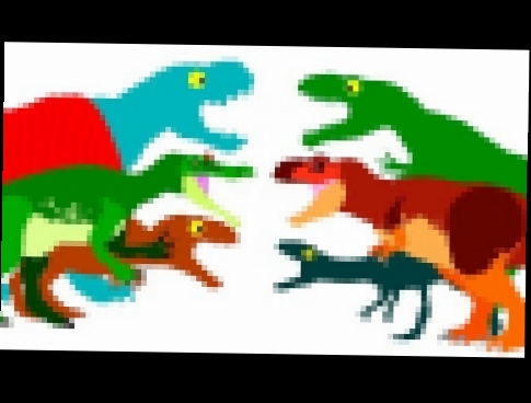 Мультики Веселые Динозаврики  Битвы Динозавров 2017. Динозавры Мультфильм для детей 