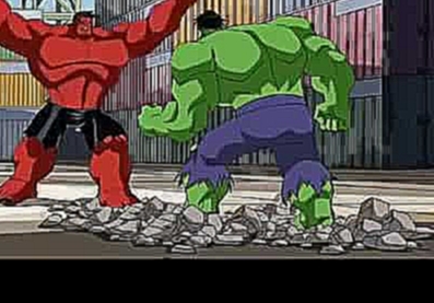 The Incredible Hulk & Captain America vs Red Hulk 
