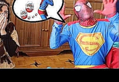 Бэтмен есть какашки Человека паука 