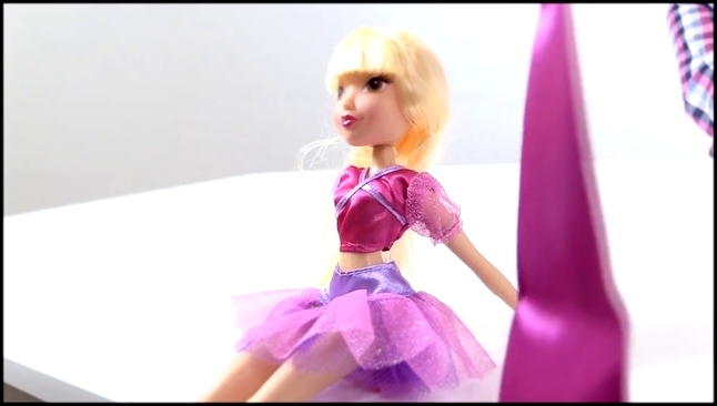 Видеоклип Обзор новой куклы: Винкс Стелла фея-танцовщица! Игрушки для девочек. Лучшая подружка Варя. 