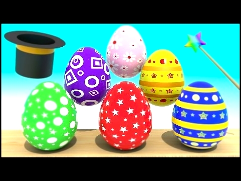 УЧИМ ЦВЕТА - Раскрашиваем Яйца - Волшебная Палочка | Мультик для малышей Развивающие видео для детей 