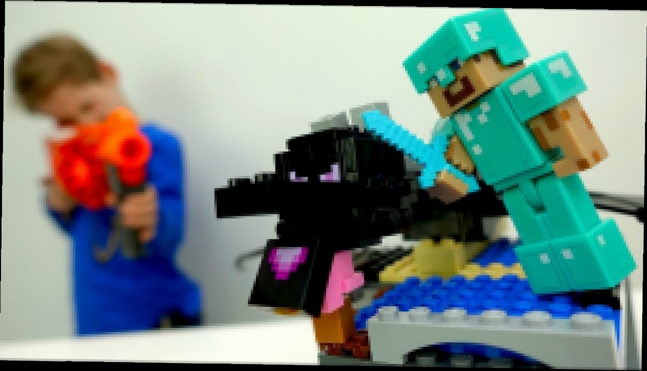 Мультики Майнкрафт: Стив, Алекс и Егор захватывают алмазную шахту! Лего #Майкрафт 