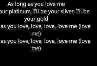 Видеоклип Justin Bieber- As long as you love me (ft Big Sean) Lyrics 