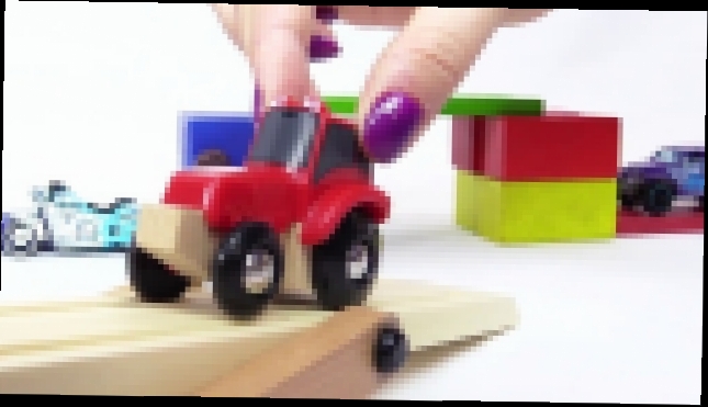 Магазин машинок - Трактор и автовоз - Играем в игрушечные машинки 