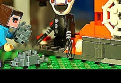 Приключения в Шахтах LEGO Minecraft - Лего НУБик Майнкрафт Мультики и ФНАФ FNAF 
