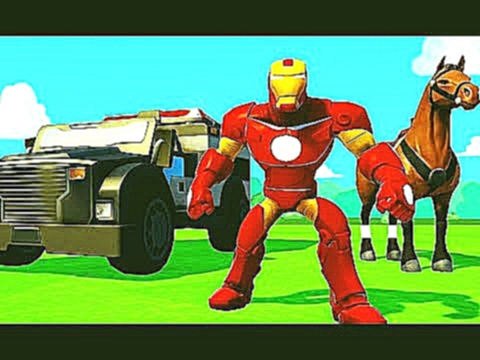 Мультик игра для детей Железный Человек, мотоцикл и Тачки машинки Дисней Iron Man & Disney Pixar Car 