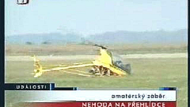 Видеоклип Пилот не удержал вертолет 