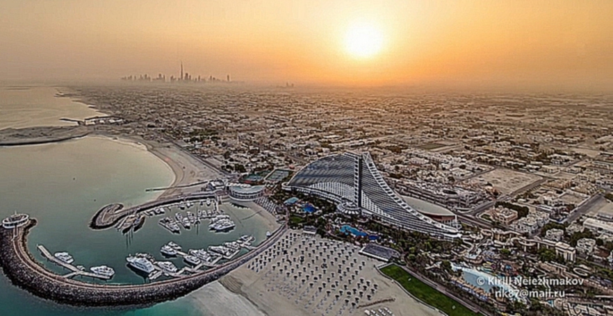 Видеоклип Дубай. Объединенные Арабские Эмираты Timelapse/Hyperlapse 