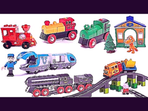 Мультфильмы про поезда и паровозики. Сборник, все серии подряд 