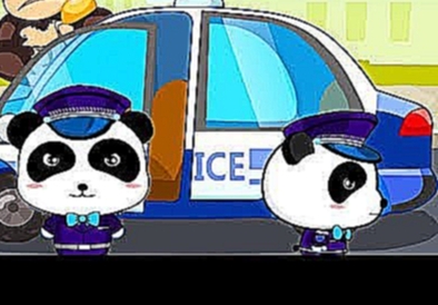 Малыш панда транспорт мультфильмы с Пандой про машинки   Мультики Игра для детей 