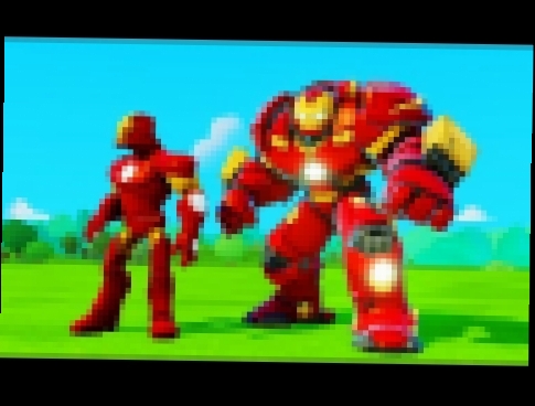 Мультик игра для детей Халкбастер, Железный человек и Тачки Машинки Дисней Iron Man & Disney Cars 
