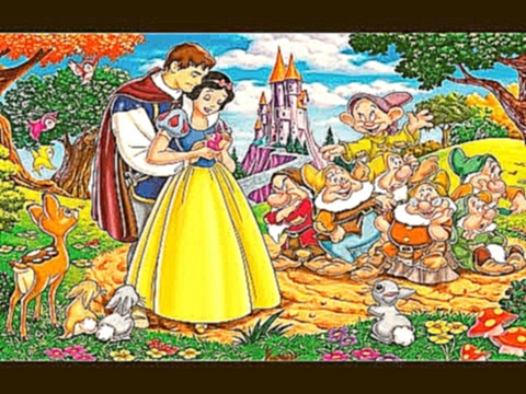 Сказка на английском языке Белоснежка и семь гномов. English fairy tale Snow White. 