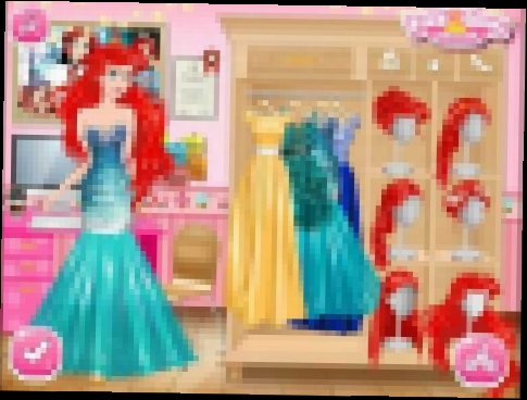 Мультик игра Принцессы Диснея: Ариэль и Белоснежка лучшие подруги Ariel and Snow White BFFS 