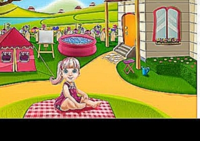 NEW Игры для детей 2015—Disney Принцесса Барби нянчится—Мультик онлайн видео игры для девочек 