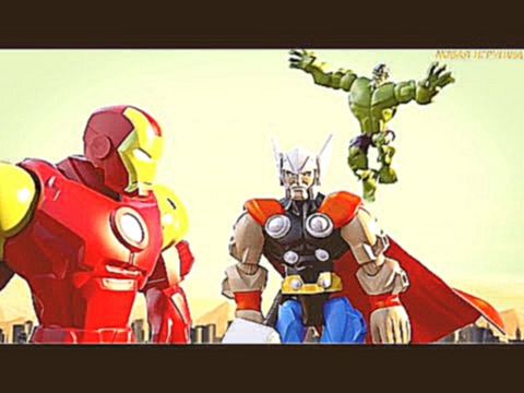 Мультик Марвел и разборные Супер Герои Hero Mashers. Игрушки Hasbro 