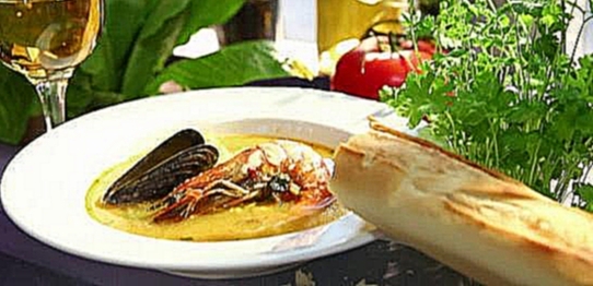 Видеоклип Рецепт испанского рыбацкого супа с морским чертом 