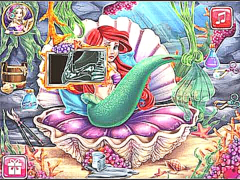 Мультик игра Лечить русалочку Ариэль Mermaid Princess Hospital Recovery 