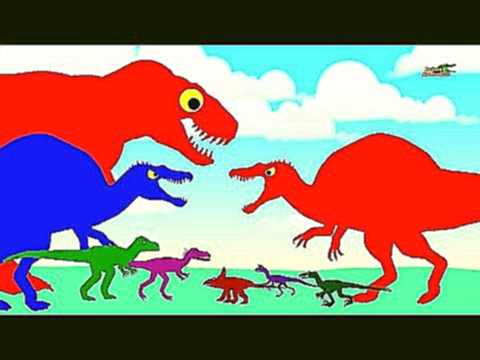 Веселые Динозаврики Мультики по мотивам Сказок - Теремок Колобок и другие 