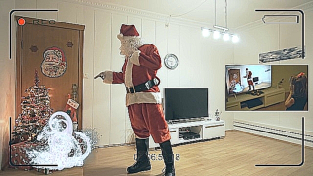 Отец заснял визит Санта-Клауса на камеру, чтобы убедить дочь в реальности персонажа 