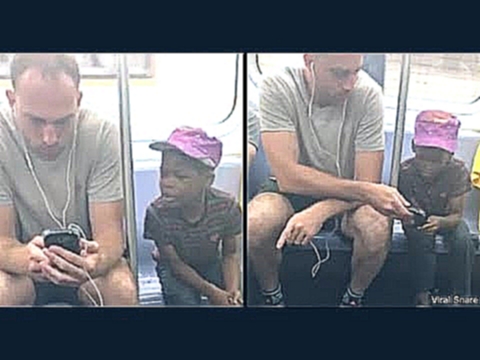 ★ Мужчина в метро дал свой телефон чужому ребенку и растрогал миллионы людей 